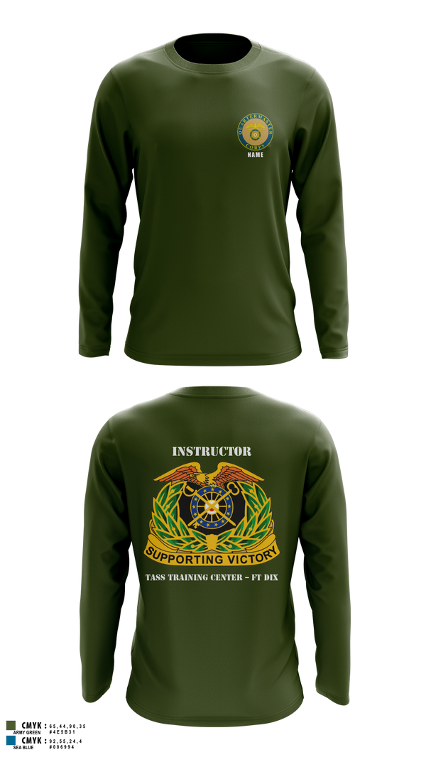 Long Sleeve Performance Shirt, 80th TC, TTC-Dix, Army, Teamtime, Team time, sublimation, custom sports apparel, team uniforms, spirit wear, spiritwear, sports uniforms, custom shirts, team store, custom team store, fundraiser sports, apparel fundraiser
