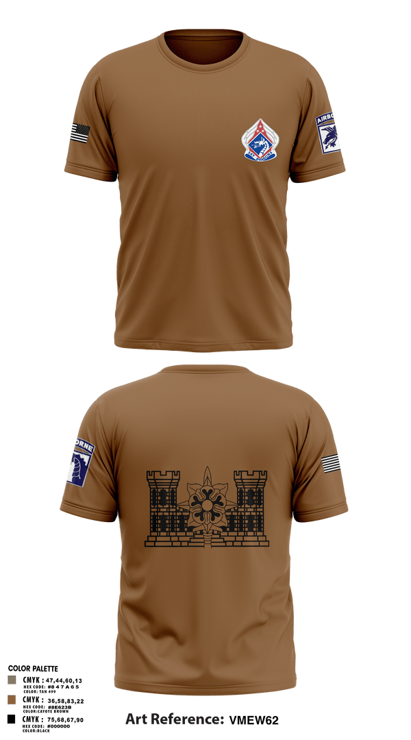 Short Sleeve Performance Shirt, XVIII ABN G2, Army, Teamtime, Team time, sublimation, custom sports apparel, team uniforms, spirit wear, spiritwear, sports uniforms, custom shirts, team store, custom team store, fundraiser sports, apparel fundraiser