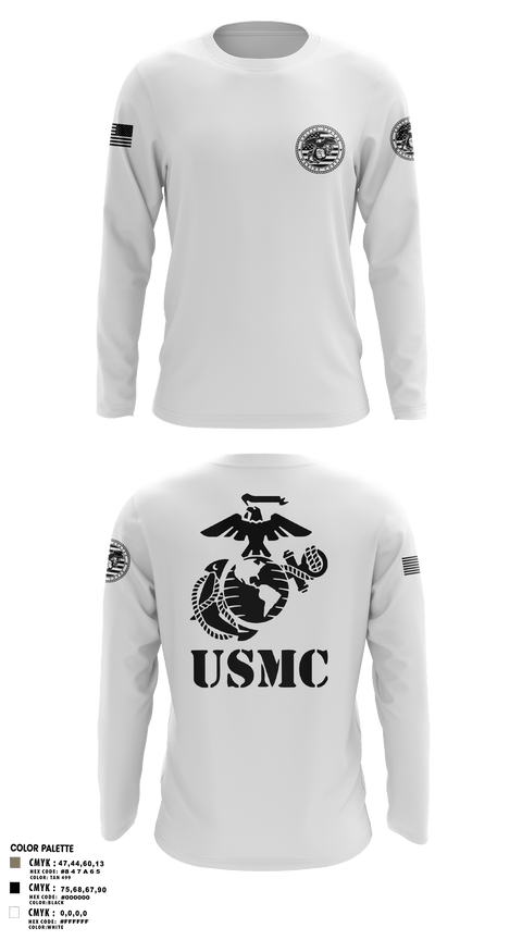 Long Sleeve Performance Shirt, Marines, Marines, Teamtime, Team time, sublimation, custom sports apparel, team uniforms, spirit wear, spiritwear, sports uniforms, custom shirts, team store, custom team store, fundraiser sports, apparel fundraiser