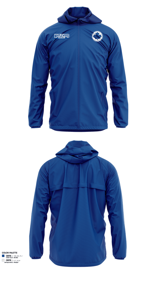 Windbreaker, Maplewood Football, Football, Teamtime, Team time, sublimation, custom sports apparel, team uniforms, spirit wear, spiritwear, sports uniforms, custom shirts, team store, custom team store, fundraiser sports, apparel fundraiser