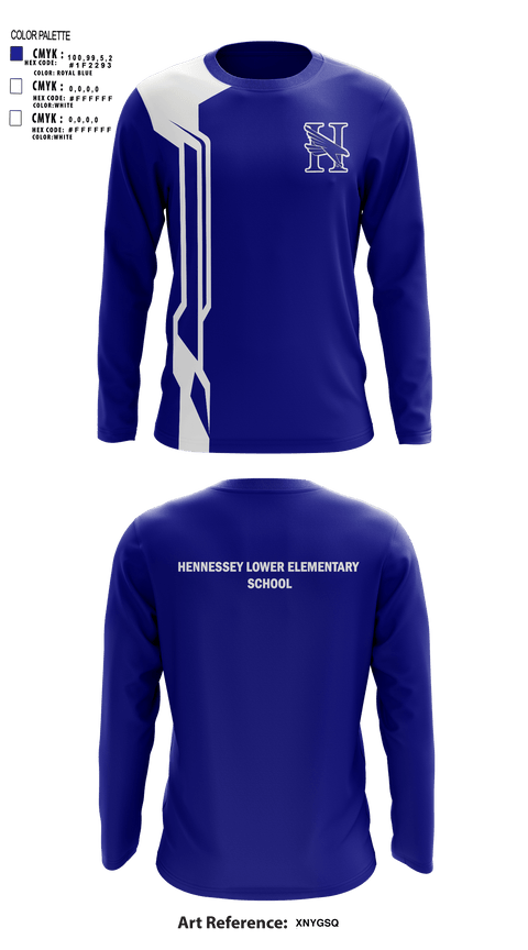 Long Sleeve Performance Shirt, Hennessey Lower Elementary School, Spirit Store, Teamtime, Team time, sublimation, custom sports apparel, team uniforms, spirit wear, spiritwear, sports uniforms, custom shirts, team store, custom team store, fundraiser sports, apparel fundraiser