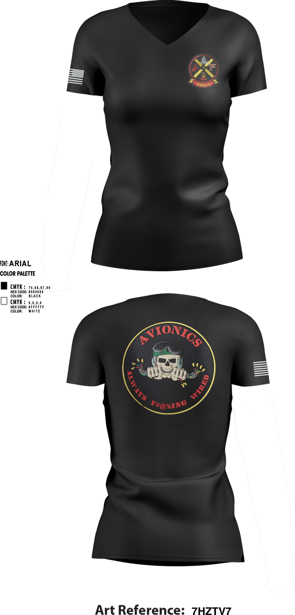 Women's Short Sleeve Vneck Shirt, HMX-1, Marines, Teamtime, Team time, sublimation, custom sports apparel, team uniforms, spirit wear, spiritwear, sports uniforms, custom shirts, team store, custom team store, fundraiser sports, apparel fundraiser