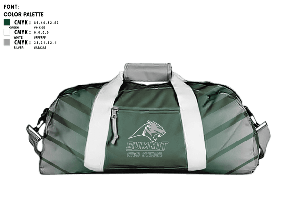 Duffle Bag, Summit High School Volleyball, Women's Volleyball, Teamtime, Team time, sublimation, custom sports apparel, team uniforms, spirit wear, spiritwear, sports uniforms, custom shirts, team store, custom team store, fundraiser sports, apparel fundraiser