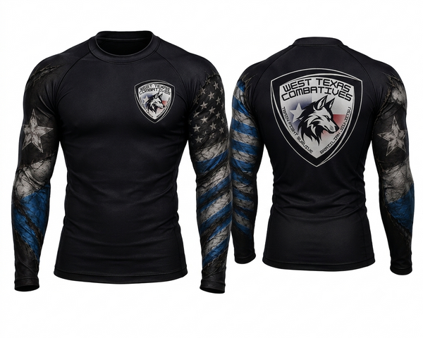 WTXC Fight Club Long Sleeve Rash Guard Shirt - 4