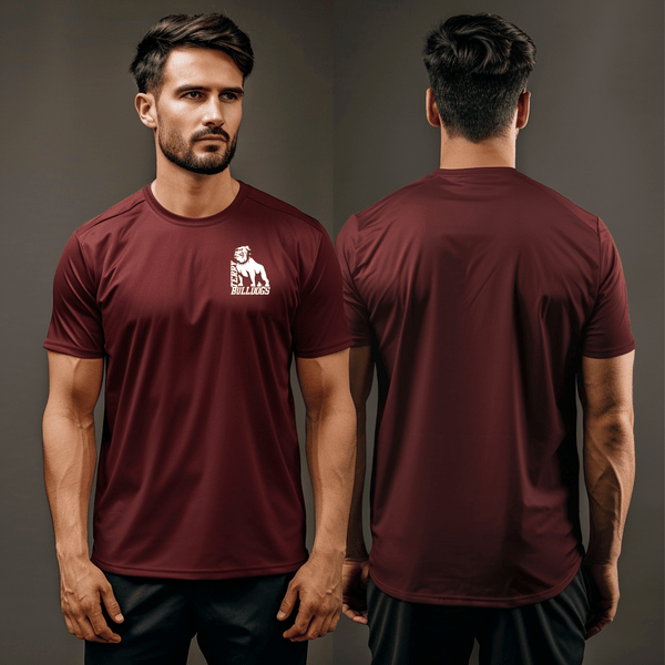 Short Sleeve Performance Shirt, Bulldogs, Football, Teamtime, Team time, sublimation, custom sports apparel, team uniforms, spirit wear, spiritwear, sports uniforms, custom shirts, team store, custom team store, fundraiser sports, apparel fundraiser