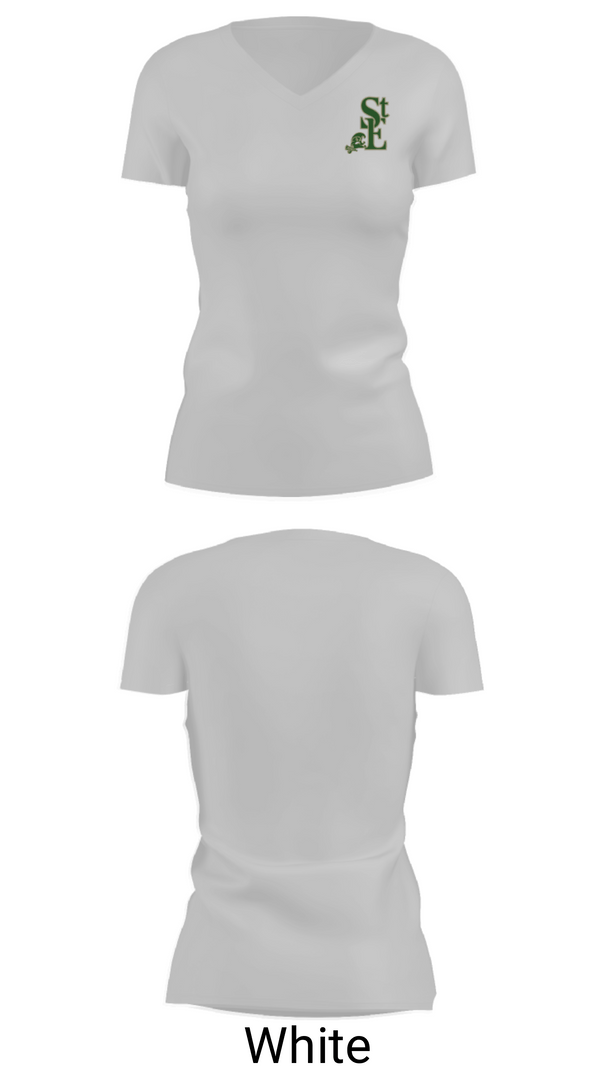 Women's Short Sleeve Vneck Shirt, Saint Edward High School Volleyball, Women's Volleyball, Teamtime, Team time, sublimation, custom sports apparel, team uniforms, spirit wear, spiritwear, sports uniforms, custom shirts, team store, custom team store, fundraiser sports, apparel fundraiser