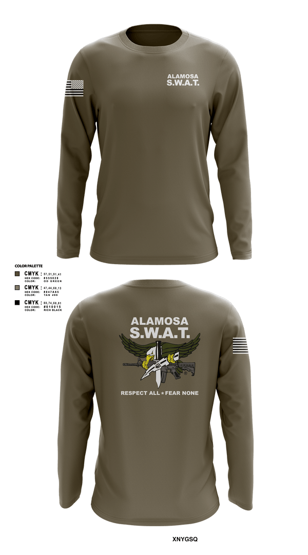 Long Sleeve Performance Shirt, Alamosa SWAT Team, Police, Teamtime, Team time, sublimation, custom sports apparel, team uniforms, spirit wear, spiritwear, sports uniforms, custom shirts, team store, custom team store, fundraiser sports, apparel fundraiser
