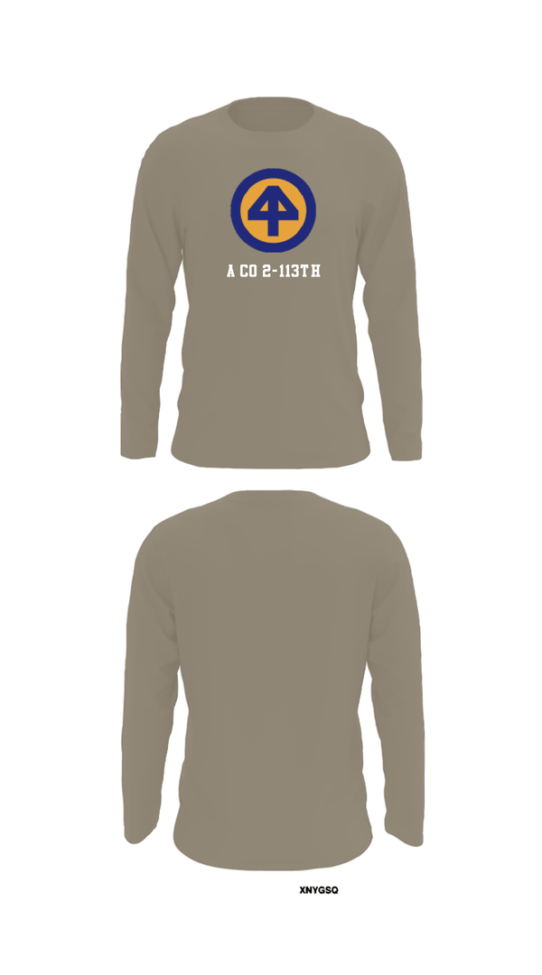 Long Sleeve Performance Shirt, A CO 2-113th, Army, Teamtime, Team time, sublimation, custom sports apparel, team uniforms, spirit wear, spiritwear, sports uniforms, custom shirts, team store, custom team store, fundraiser sports, apparel fundraiser
