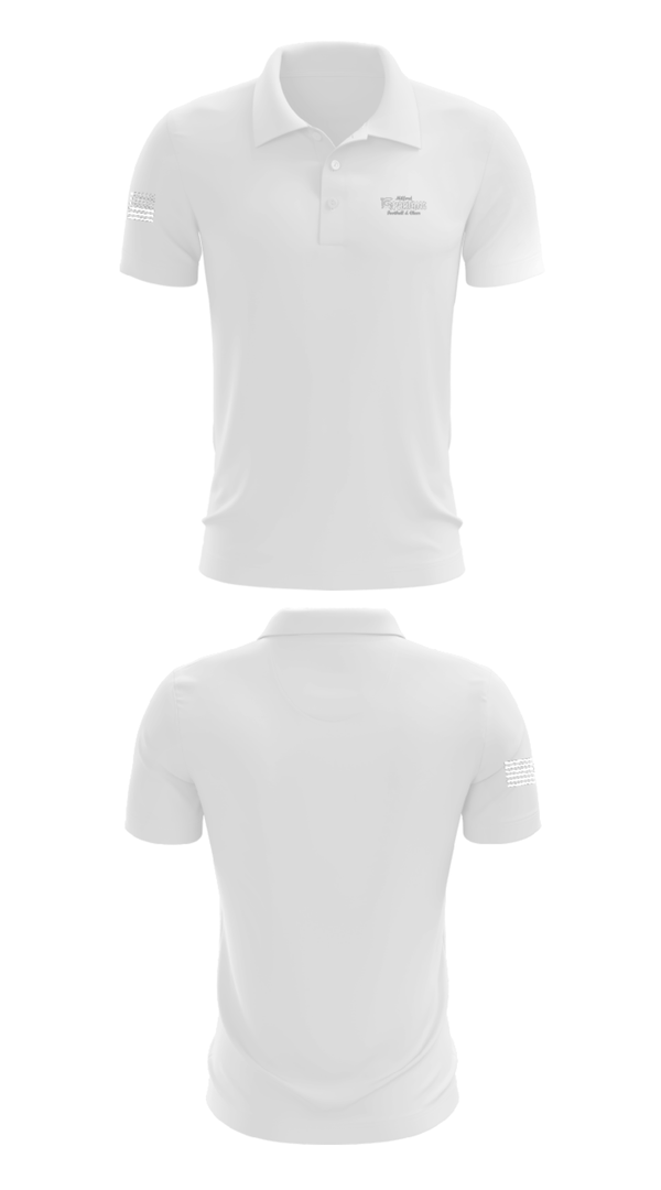 Short Sleeve Performance Polo, Milford Jr Spartans Football and Cheer, Football, Teamtime, Team time, sublimation, custom sports apparel, team uniforms, spirit wear, spiritwear, sports uniforms, custom shirts, team store, custom team store, fundraiser sports, apparel fundraiser