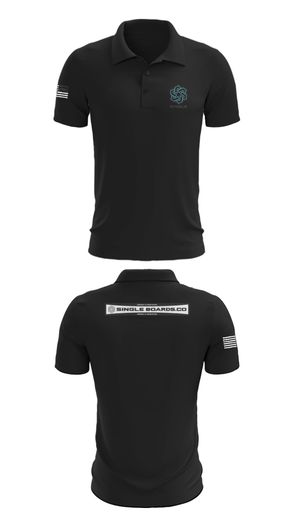 Short Sleeve Performance Polo, Single Boards.co, E-Sports, Teamtime, Team time, sublimation, custom sports apparel, team uniforms, spirit wear, spiritwear, sports uniforms, custom shirts, team store, custom team store, fundraiser sports, apparel fundraiser