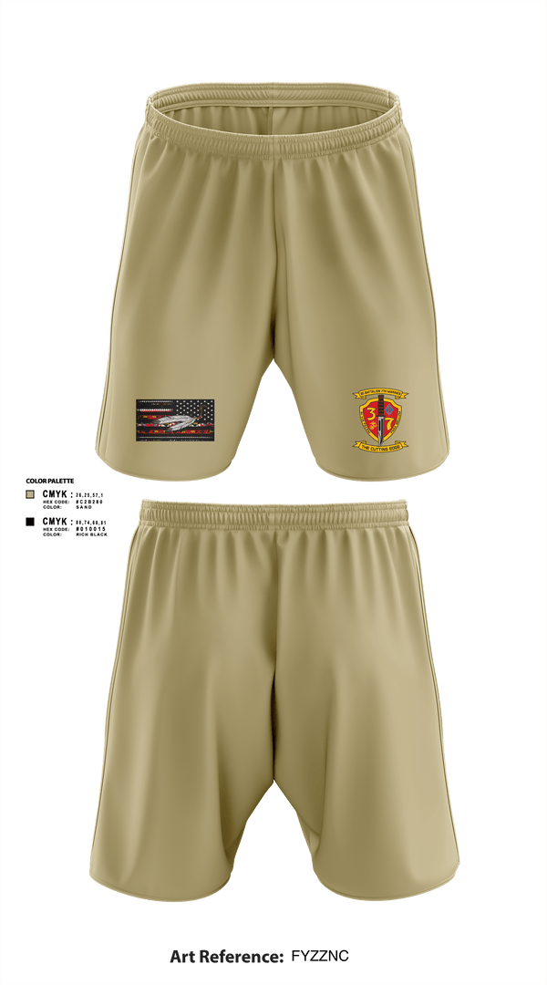 Athletic Shorts With Pockets, 3/7 India Co. Wpns Plt, Marines, Teamtime, Team time, sublimation, custom sports apparel, team uniforms, spirit wear, spiritwear, sports uniforms, custom shirts, team store, custom team store, fundraiser sports, apparel fundraiser