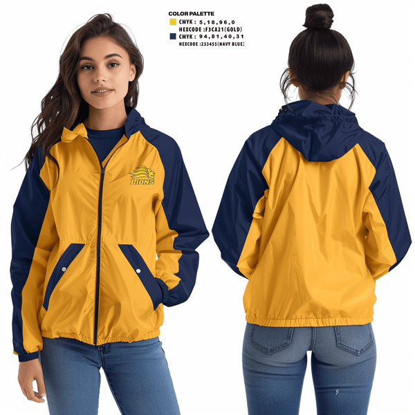 Windbreaker, Big Valley Christian High School Volleyball, Women's Volleyball, Teamtime, Team time, sublimation, custom sports apparel, team uniforms, spirit wear, spiritwear, sports uniforms, custom shirts, team store, custom team store, fundraiser sports, apparel fundraiser