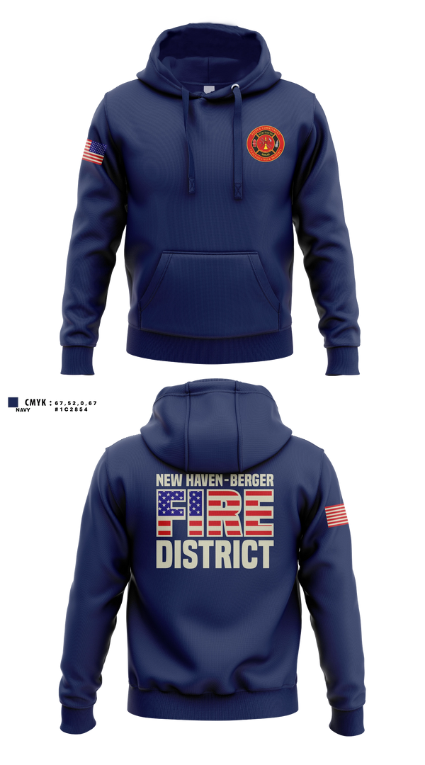 NEW HAVEN - BERGER FIRE DISTRICT Hoodie - 11