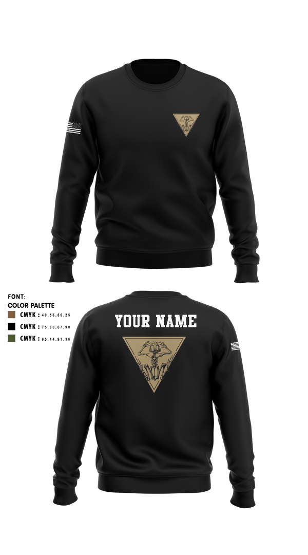 Crew Neck Sweatshirt, Ghost Frogs, Golf, Teamtime, Team time, sublimation, custom sports apparel, team uniforms, spirit wear, spiritwear, sports uniforms, custom shirts, team store, custom team store, fundraiser sports, apparel fundraiser