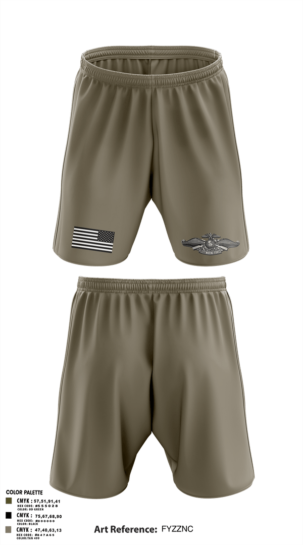 Athletic Shorts With Pockets, 2D MED BN, 2FSSG, 2MARFORLANT, Navy, Teamtime, Team time, sublimation, custom sports apparel, team uniforms, spirit wear, spiritwear, sports uniforms, custom shirts, team store, custom team store, fundraiser sports, apparel fundraiser