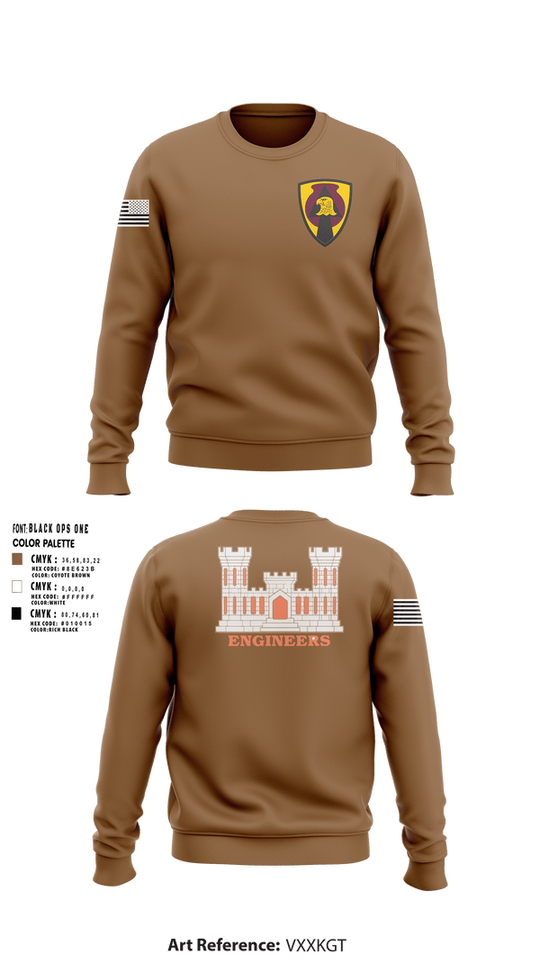 Crew Neck Sweatshirt, 833 EN CO SAPPER, , Teamtime, Team time, sublimation, custom sports apparel, team uniforms, spirit wear, spiritwear, sports uniforms, custom shirts, team store, custom team store, fundraiser sports, apparel fundraiser