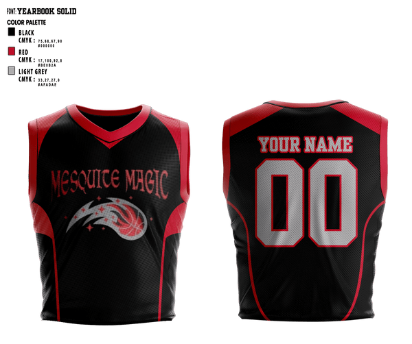 Mens Reversible Basketball Jersey, Mesquite Magic, Men's Basketball, Teamtime, Team time, sublimation, custom sports apparel, team uniforms, spirit wear, spiritwear, sports uniforms, custom shirts, team store, custom team store, fundraiser sports, apparel fundraiser