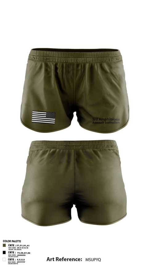 Ranger Panties, 3rd Amphibious Assault battalion, Marines, Teamtime, Team time, sublimation, custom sports apparel, team uniforms, spirit wear, spiritwear, sports uniforms, custom shirts, team store, custom team store, fundraiser sports, apparel fundraiser