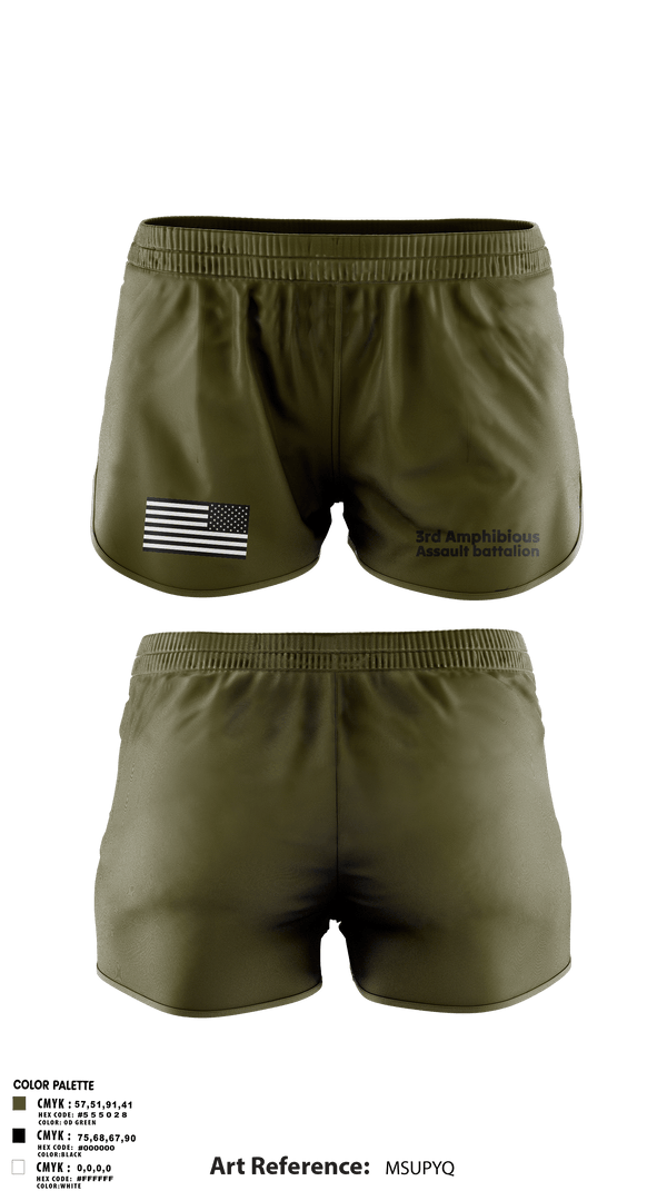 Ranger Panties, 3rd Amphibious Assault battalion, Marines, Teamtime, Team time, sublimation, custom sports apparel, team uniforms, spirit wear, spiritwear, sports uniforms, custom shirts, team store, custom team store, fundraiser sports, apparel fundraiser