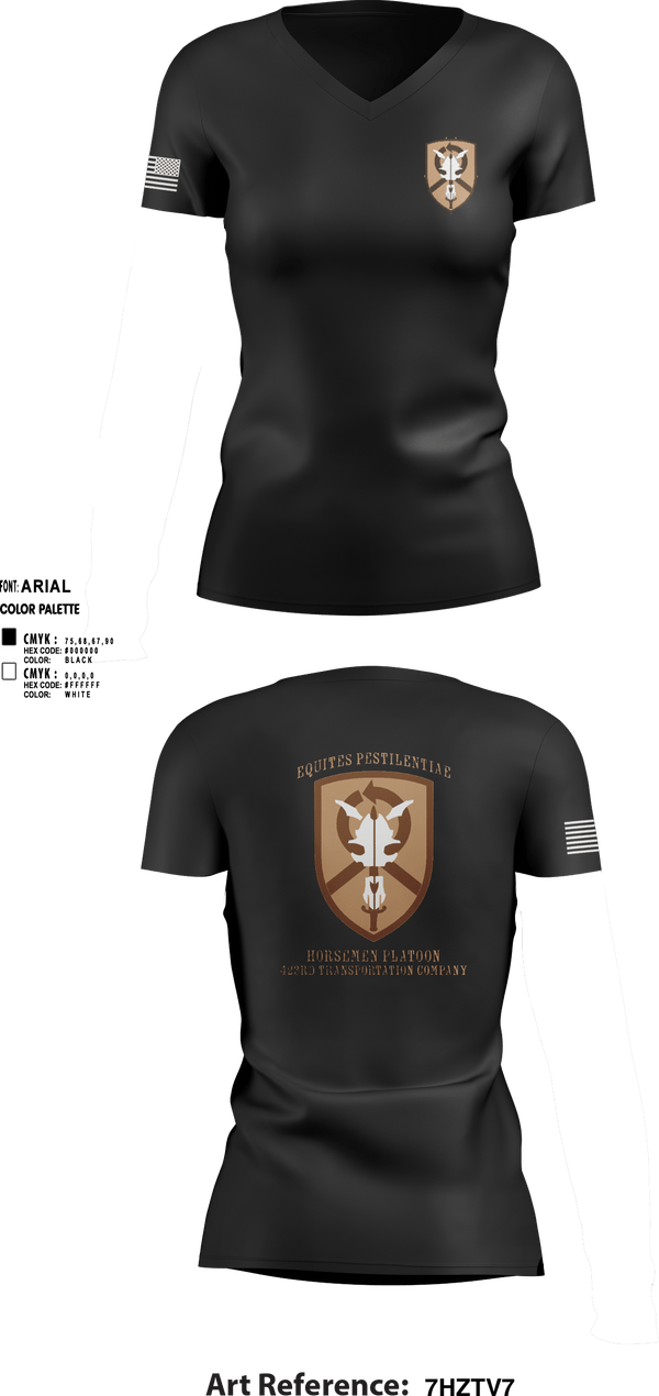 Women's Short Sleeve Vneck Shirt, 1st Platoon, 423 TC1st Platoon, 423 TC, Army, Teamtime, Team time, sublimation, custom sports apparel, team uniforms, spirit wear, spiritwear, sports uniforms, custom shirts, team store, custom team store, fundraiser sports, apparel fundraiser