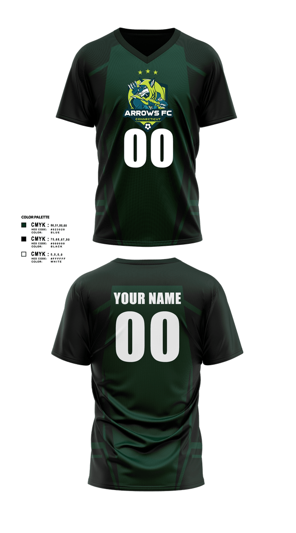 Mens Soccer Jersey, ARROWS FC, Men's Soccer, Teamtime, Team time, sublimation, custom sports apparel, team uniforms, spirit wear, spiritwear, sports uniforms, custom shirts, team store, custom team store, fundraiser sports, apparel fundraiser