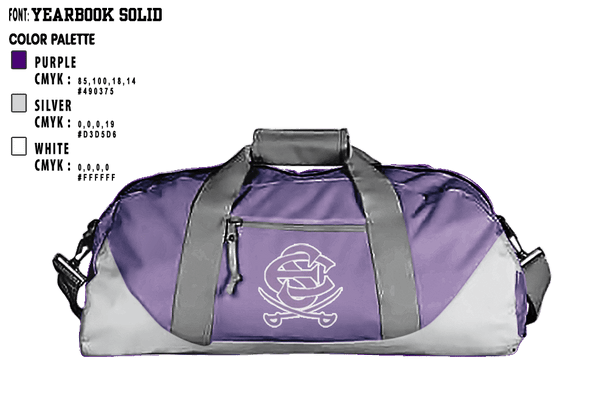 Duffle Bag, East Stroudsburg Cavaliers, Football, Teamtime, Team time, sublimation, custom sports apparel, team uniforms, spirit wear, spiritwear, sports uniforms, custom shirts, team store, custom team store, fundraiser sports, apparel fundraiser