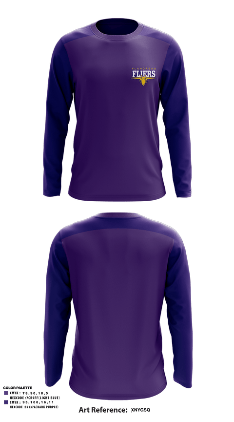 Long Sleeve Performance Shirt, Fliers, Baseball, Teamtime, Team time, sublimation, custom sports apparel, team uniforms, spirit wear, spiritwear, sports uniforms, custom shirts, team store, custom team store, fundraiser sports, apparel fundraiser