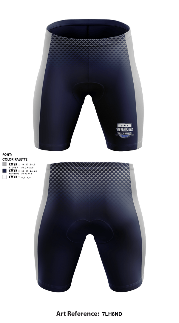 Men's Compression Shorts, No Handouts Track & Field, Track & Field, Teamtime, Team time, sublimation, custom sports apparel, team uniforms, spirit wear, spiritwear, sports uniforms, custom shirts, team store, custom team store, fundraiser sports, apparel fundraiser