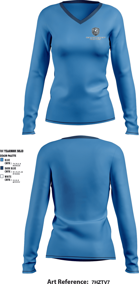 Women's Long Sleeve Vneck Shirt, WOLF PACK, Baseball, Teamtime, Team time, sublimation, custom sports apparel, team uniforms, spirit wear, spiritwear, sports uniforms, custom shirts, team store, custom team store, fundraiser sports, apparel fundraiser