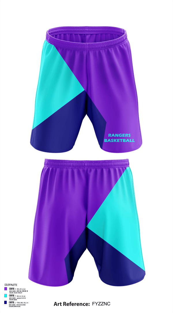 Athletic Shorts With Pockets, Rangers, Men's Basketball, Teamtime, Team time, sublimation, custom sports apparel, team uniforms, spirit wear, spiritwear, sports uniforms, custom shirts, team store, custom team store, fundraiser sports, apparel fundraiser