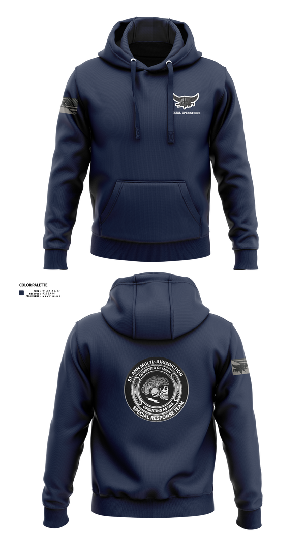 Hoodie, St. Ann SRT, , Teamtime, Team time, sublimation, custom sports apparel, team uniforms, spirit wear, spiritwear, sports uniforms, custom shirts, team store, custom team store, fundraiser sports, apparel fundraiser