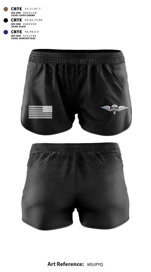 Ranger Panties, 824th QM CO (CADC-A), Army, Teamtime, Team time, sublimation, custom sports apparel, team uniforms, spirit wear, spiritwear, sports uniforms, custom shirts, team store, custom team store, fundraiser sports, apparel fundraiser