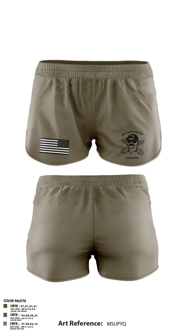 Ranger Panties, HHB 2-319 AFAR, Army, Teamtime, Team time, sublimation, custom sports apparel, team uniforms, spirit wear, spiritwear, sports uniforms, custom shirts, team store, custom team store, fundraiser sports, apparel fundraiser