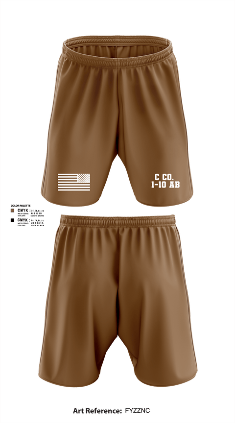 Athletic Shorts With Pockets, C Co. 1-10 AB, , Teamtime, Team time, sublimation, custom sports apparel, team uniforms, spirit wear, spiritwear, sports uniforms, custom shirts, team store, custom team store, fundraiser sports, apparel fundraiser