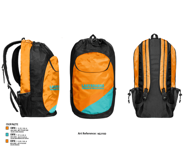Gear Bag, LadySharks, Women's Volleyball, Teamtime, Team time, sublimation, custom sports apparel, team uniforms, spirit wear, spiritwear, sports uniforms, custom shirts, team store, custom team store, fundraiser sports, apparel fundraiser
