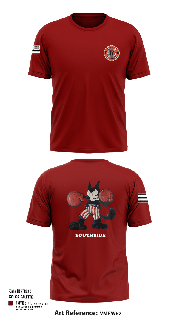 Short Sleeve Performance Shirt, Station 17, Fire Department, Teamtime, Team time, sublimation, custom sports apparel, team uniforms, spirit wear, spiritwear, sports uniforms, custom shirts, team store, custom team store, fundraiser sports, apparel fundraiser