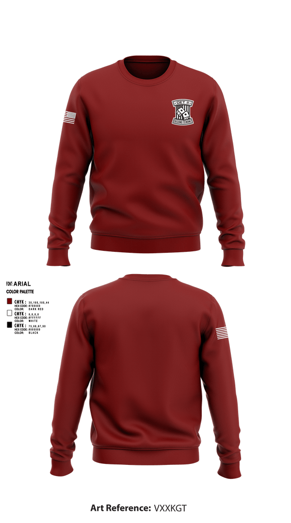 Crew Neck Sweatshirt, DET2, National Guard, Teamtime, Team time, sublimation, custom sports apparel, team uniforms, spirit wear, spiritwear, sports uniforms, custom shirts, team store, custom team store, fundraiser sports, apparel fundraiser