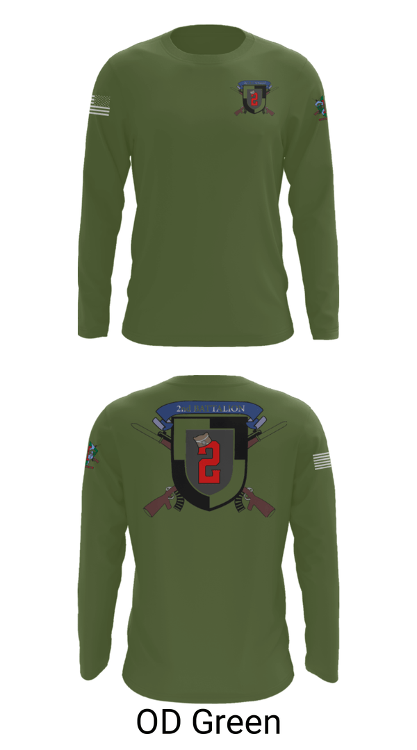Long Sleeve Performance Shirt, 2nd Battalion, Army, Teamtime, Team time, sublimation, custom sports apparel, team uniforms, spirit wear, spiritwear, sports uniforms, custom shirts, team store, custom team store, fundraiser sports, apparel fundraiser