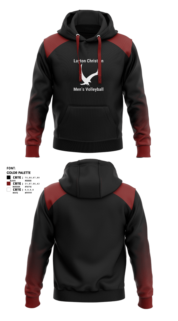 Hoodie, Eagles, Men's Volleyball, Teamtime, Team time, sublimation, custom sports apparel, team uniforms, spirit wear, spiritwear, sports uniforms, custom shirts, team store, custom team store, fundraiser sports, apparel fundraiser