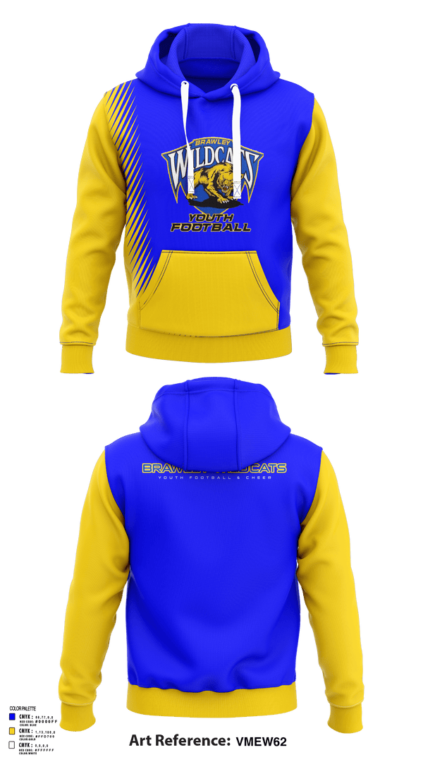 Hoodie, Brawley Youth Football and Cheer, Football, Teamtime, Team time, sublimation, custom sports apparel, team uniforms, spirit wear, spiritwear, sports uniforms, custom shirts, team store, custom team store, fundraiser sports, apparel fundraiser
