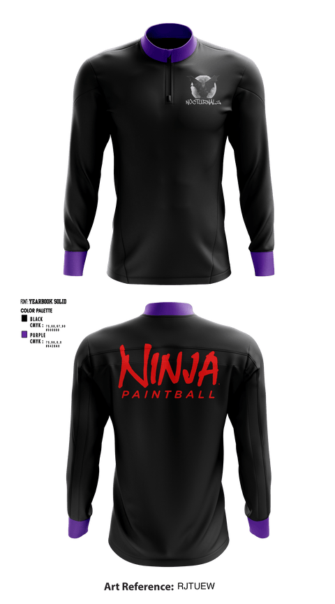 Quarter Zip Jacket, Nocturnalz, Spirit Store, Teamtime, Team time, sublimation, custom sports apparel, team uniforms, spirit wear, spiritwear, sports uniforms, custom shirts, team store, custom team store, fundraiser sports, apparel fundraiser