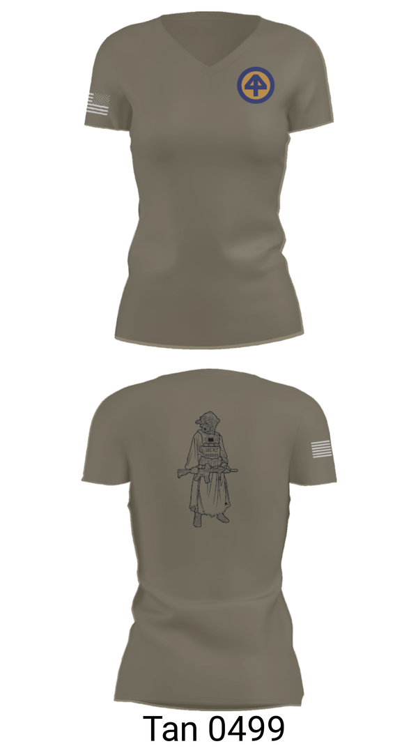 Women's Short Sleeve Vneck Shirt, A Co 1/1-114thA Co 1-114th INF, Army, Teamtime, Team time, sublimation, custom sports apparel, team uniforms, spirit wear, spiritwear, sports uniforms, custom shirts, team store, custom team store, fundraiser sports, apparel fundraiser