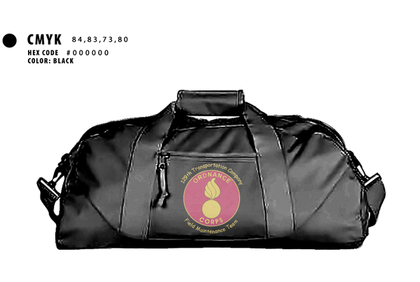 Duffle Bag, 129th Heavy Transport Company129 TC CO, Army, Teamtime, Team time, sublimation, custom sports apparel, team uniforms, spirit wear, spiritwear, sports uniforms, custom shirts, team store, custom team store, fundraiser sports, apparel fundraiser