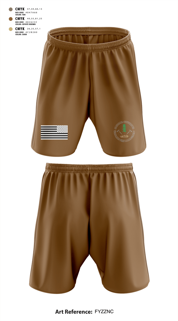 Athletic Shorts With Pockets, Alabama-Coushatta Wildland Fire Management, Fire Department, Teamtime, Team time, sublimation, custom sports apparel, team uniforms, spirit wear, spiritwear, sports uniforms, custom shirts, team store, custom team store, fundraiser sports, apparel fundraiser