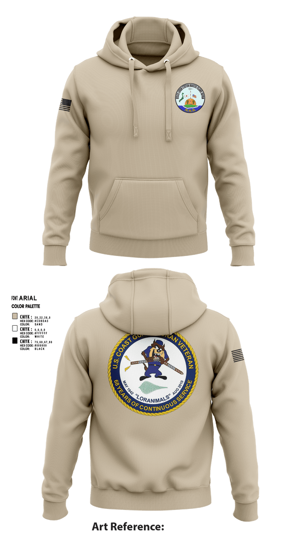 Hoodie, Marcus Island Loran Station, Coast Guard, Teamtime, Team time, sublimation, custom sports apparel, team uniforms, spirit wear, spiritwear, sports uniforms, custom shirts, team store, custom team store, fundraiser sports, apparel fundraiser