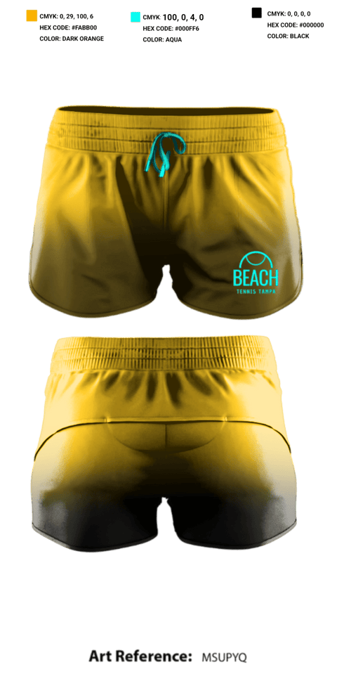 Women's Shorts, Beach Tennis Tampa, Tennis, Teamtime, Team time, sublimation, custom sports apparel, team uniforms, spirit wear, spiritwear, sports uniforms, custom shirts, team store, custom team store, fundraiser sports, apparel fundraiser