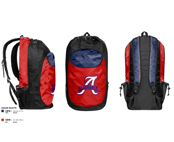 Gear Bag, Albemarle Youth Football, Football, Teamtime, Team time, sublimation, custom sports apparel, team uniforms, spirit wear, spiritwear, sports uniforms, custom shirts, team store, custom team store, fundraiser sports, apparel fundraiser
