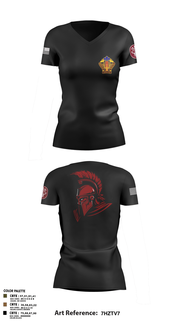 Women's Short Sleeve Vneck Shirt, Kenner Army Health Clinic, , Teamtime, Team time, sublimation, custom sports apparel, team uniforms, spirit wear, spiritwear, sports uniforms, custom shirts, team store, custom team store, fundraiser sports, apparel fundraiser