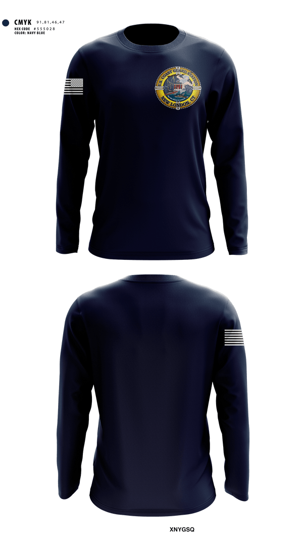 Long Sleeve Performance Shirt, Station New London, Coast Guard, Teamtime, Team time, sublimation, custom sports apparel, team uniforms, spirit wear, spiritwear, sports uniforms, custom shirts, team store, custom team store, fundraiser sports, apparel fundraiser
