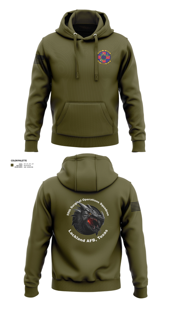 Hoodie, 59th Surgical Operations Squadron, Air Force, Teamtime, Team time, sublimation, custom sports apparel, team uniforms, spirit wear, spiritwear, sports uniforms, custom shirts, team store, custom team store, fundraiser sports, apparel fundraiser
